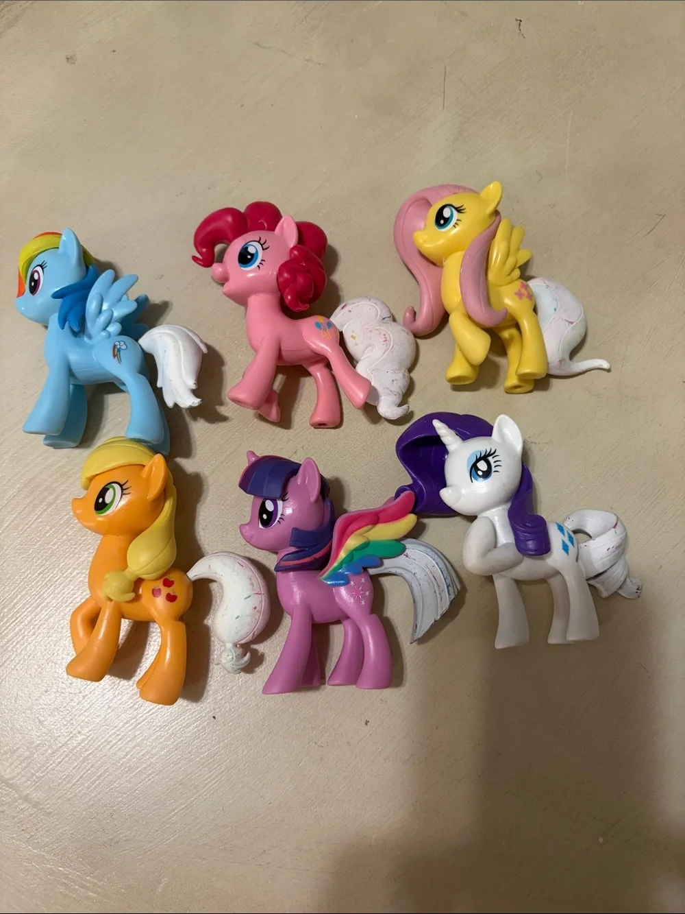 My Little Pony Rainbow Tail Surprise Set Of Six Hasbro